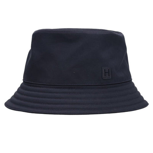 HERMES Fred H-Cut Bucket Hat Navy Size 58