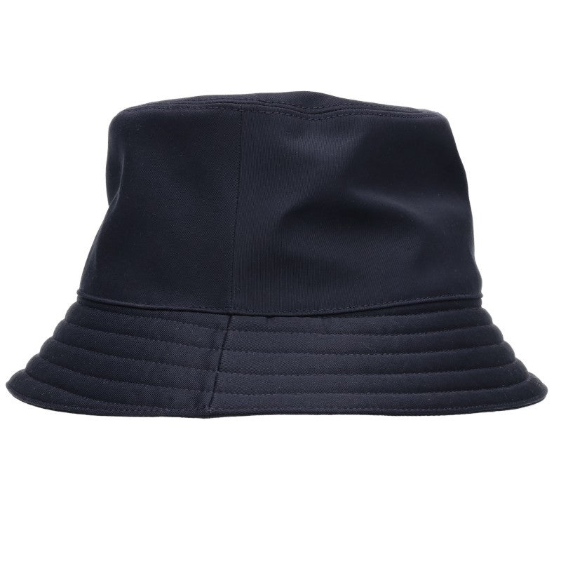 HERMES Fred H-Cut Bucket Hat Navy Size 58
