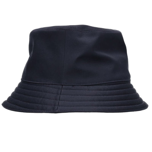 HERMES Fred H-Cut Bucket Hat Navy Size 58