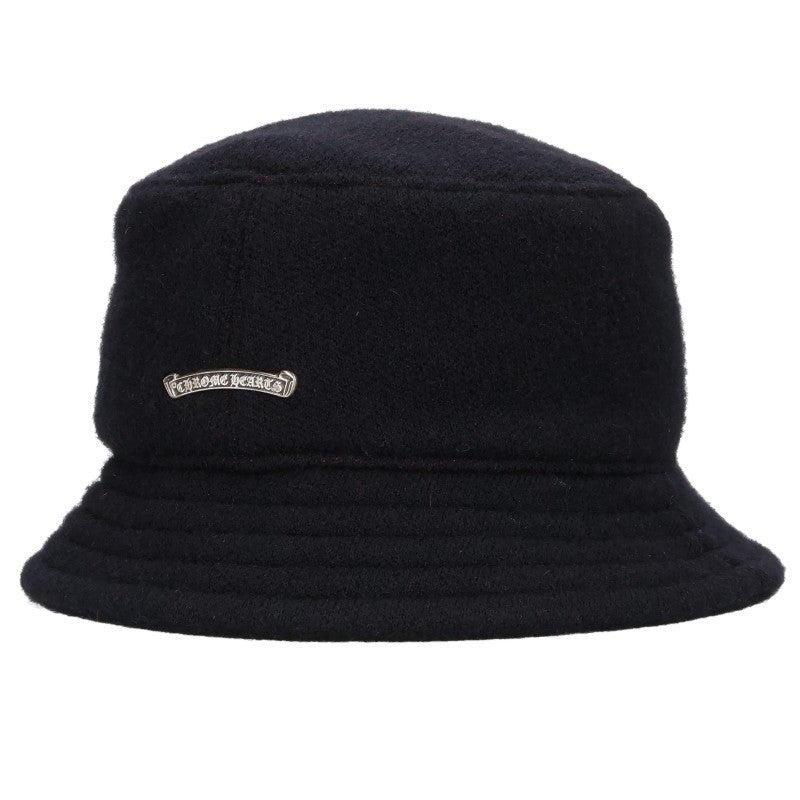 Chrome Hearts CH Logo Cashmere Knit Bucket Hat Size M