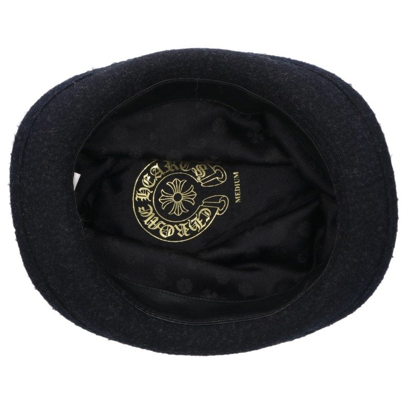 Chrome Hearts FEDRA Dagger Chain Fedora Hat Size M