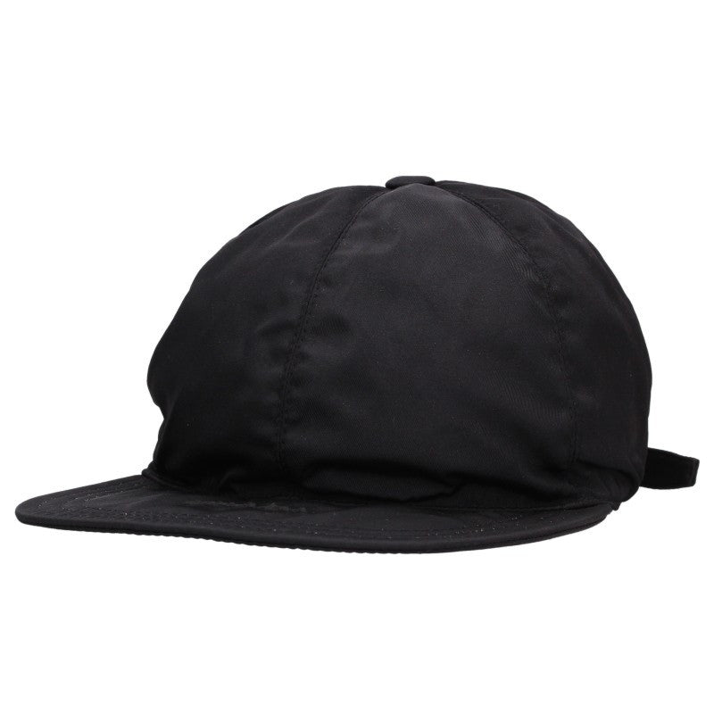 PRADA Nylon Embroidered Logo Cap Size M