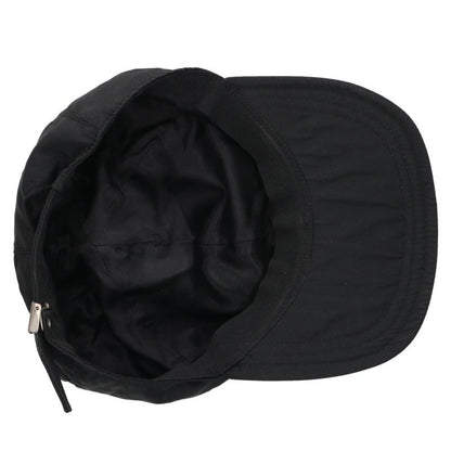 PRADA Nylon Embroidered Logo Cap Size M