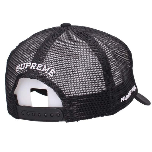 SUPREME FW25 x NUMBER(N)INE Mesh Back 5-Panel Hat Black
