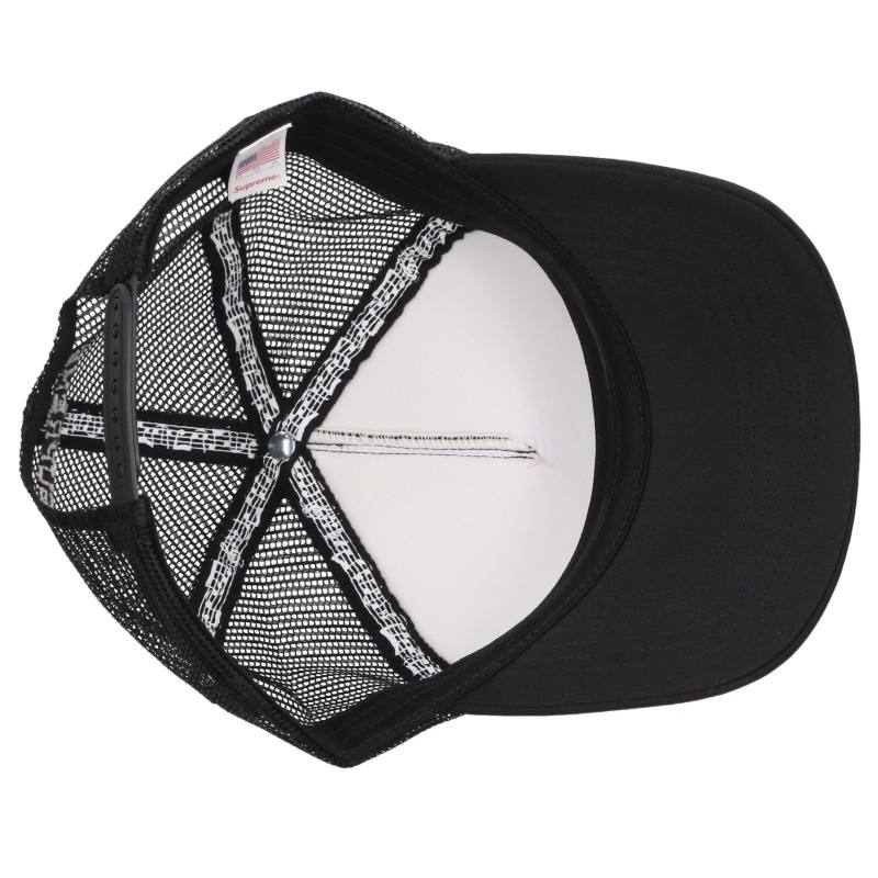 SUPREME FW25 x NUMBER(N)INE Mesh Back 5-Panel Hat Black