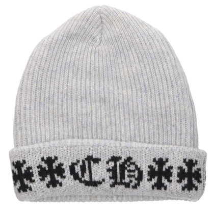 Chrome Hearts BIG DADDY CH Plus Cashmere Beanie Gray