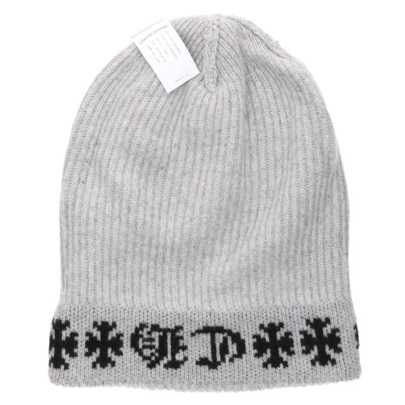 Chrome Hearts BIG DADDY CH Plus Cashmere Beanie Gray