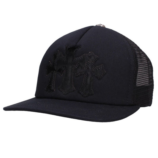 Chrome Hearts Haircalf Patch Hat Black/Silver Size ONE