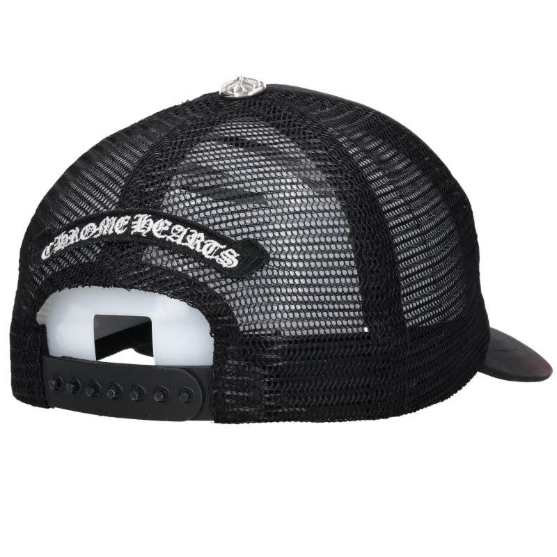 Chrome Hearts Chomper Leather Patch Mesh Hat Multi