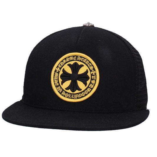 Chrome Hearts CH Plus Patch Mesh Trucker Cap Black Size ONE