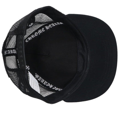 Chrome Hearts CH Plus Patch Mesh Trucker Cap Black Size ONE