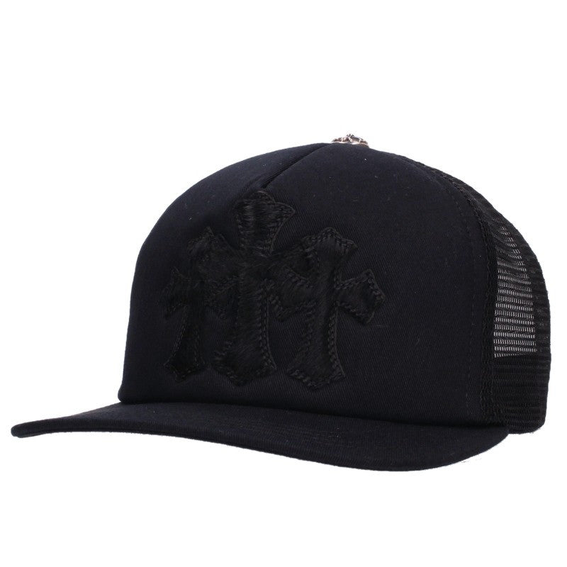 Chrome Hearts TRUCKER CAP Calf Hair Patch Hat Size ONE