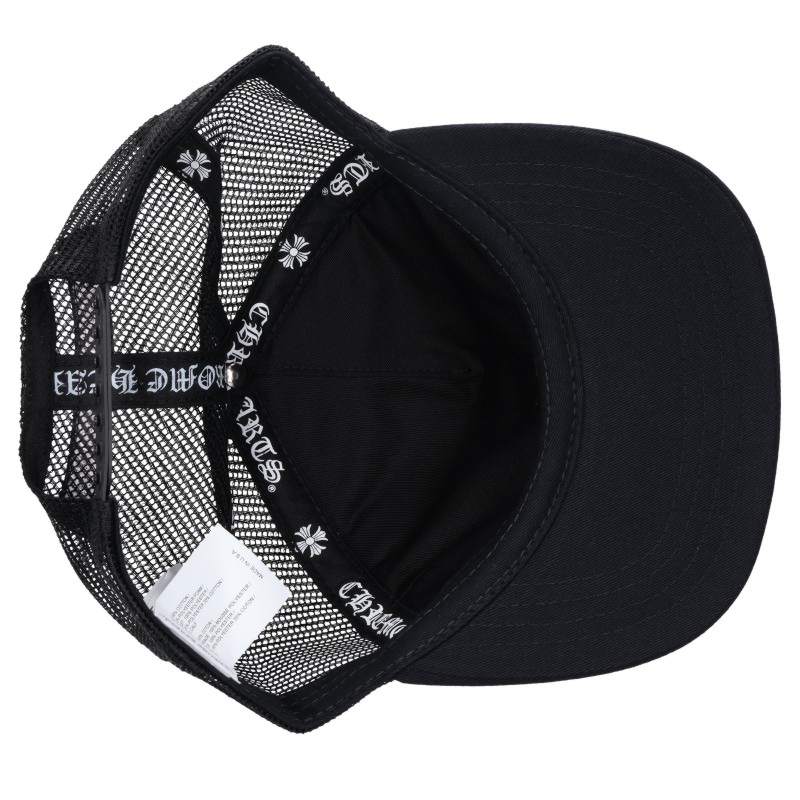 Chrome Hearts TRUCKER CAP Cemetery Leather Mesh Cap