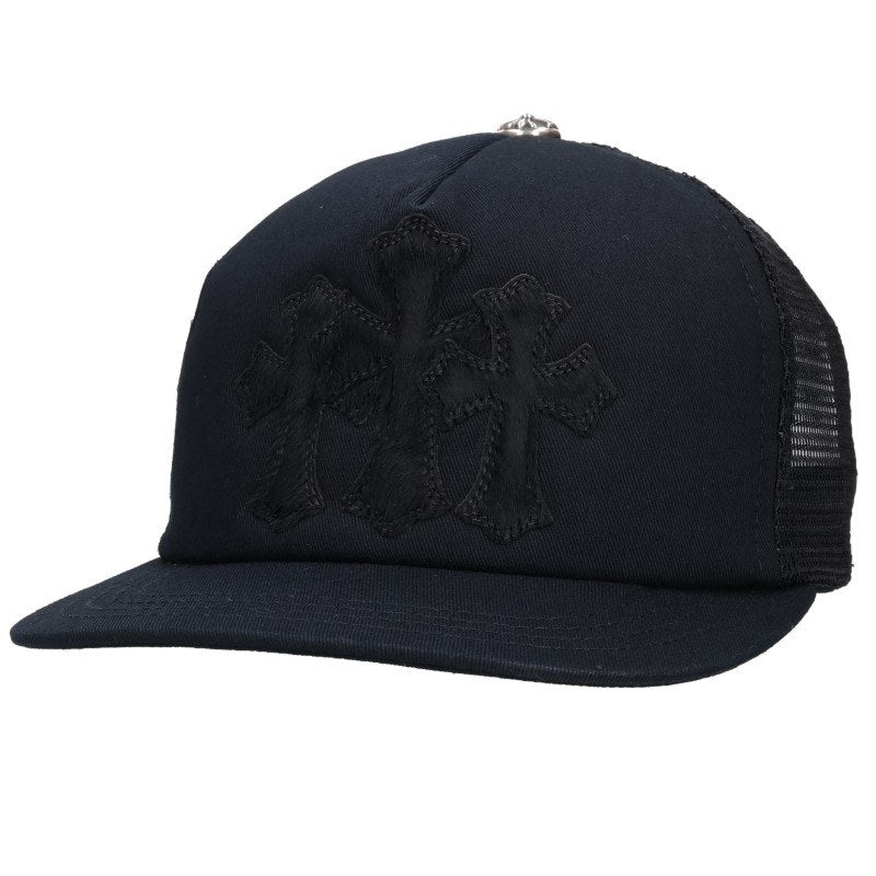 Chrome Hearts TRUCKER CAP Cemetery Haircalf Mesh Cap