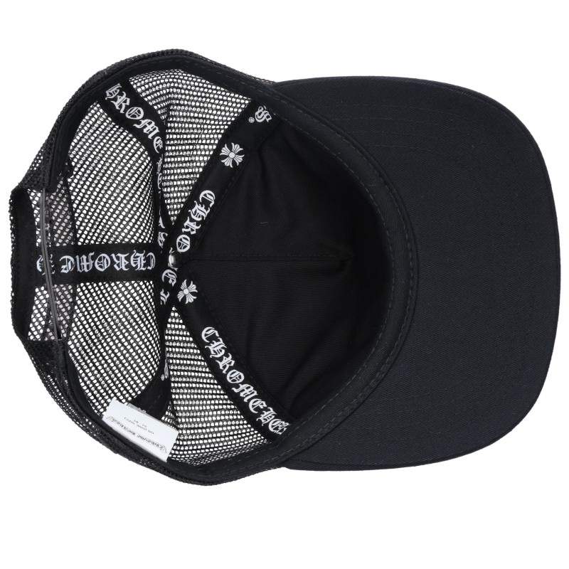 Chrome Hearts Leather Patch 3 Cross Trucker Cap Size ONE