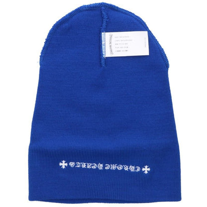 Chrome Hearts CH Embroidered Wool Watch Beanie Blue Size ONE