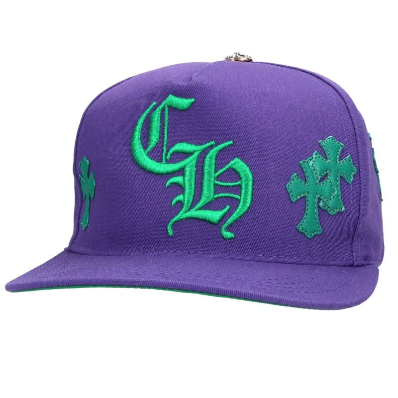 Chrome Hearts CH Embroidered Cross Baseball Cap Size ONE
