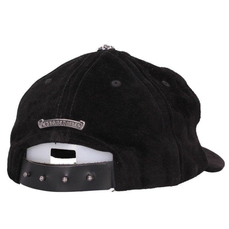 Chrome Hearts Dagger Cross Ball Suede Hat Black