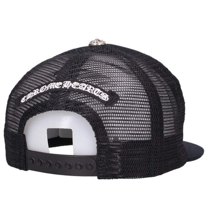 Chrome Hearts FUCK Patch Cross Ball Trucker Cap Multi
