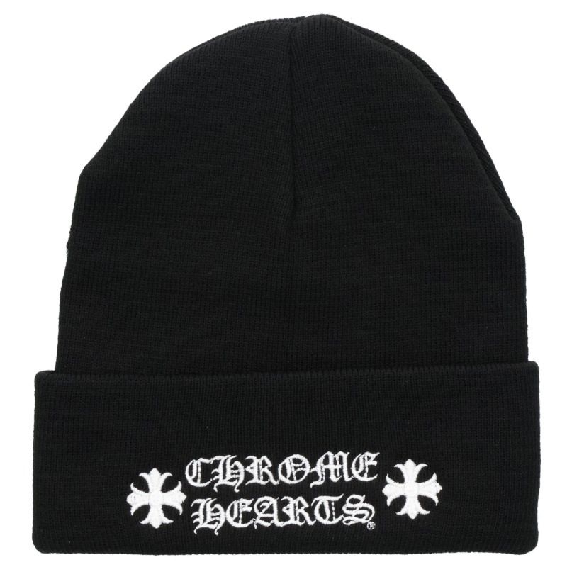 Chrome Hearts Logo Embroidered Acrylic Beanie Multi Size OS