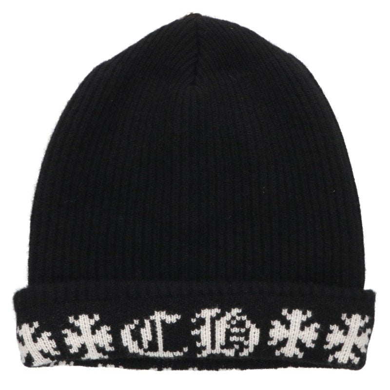 Chrome Hearts BIG DADDY Cross Ball Cashmere Beanie
