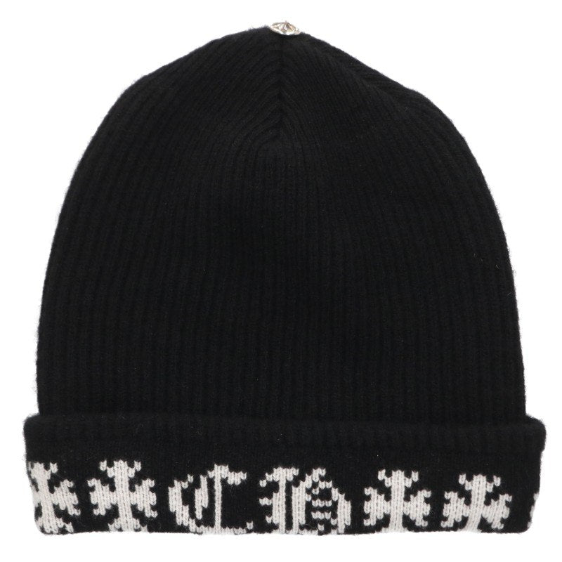 Chrome Hearts BIG DADDY Cross Ball Cashmere Beanie