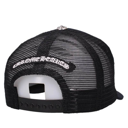 Chrome Hearts FUCK Patch Trucker Cap Black/Silver Size ONE