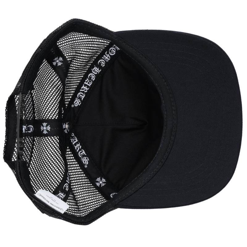 Chrome Hearts TRUCKER CAP 3 Cem Patch Black/Silver Size ONE