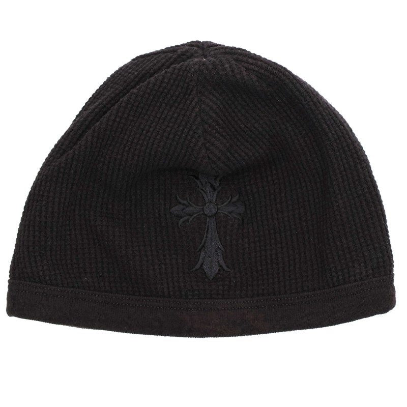 Chrome Hearts Old Thermal Cotton Beanie Black