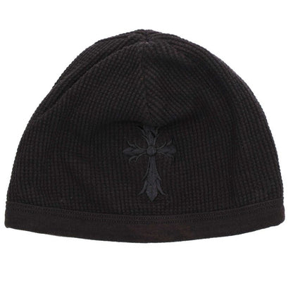 Chrome Hearts Old Thermal Cotton Beanie Black