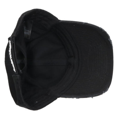 BALENCIAGA Upcycled Multi-Logo Damaged Cotton Cap Size M