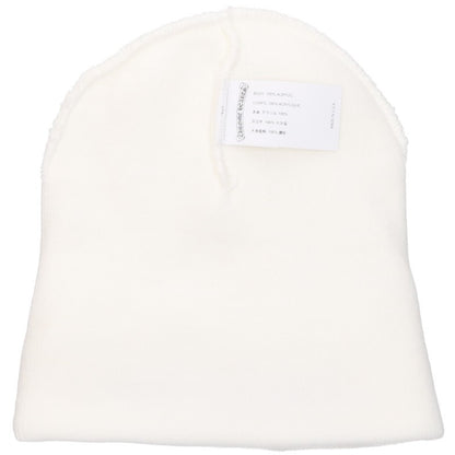 Chrome Hearts White/Black CH Logo Acrylic Beanie
