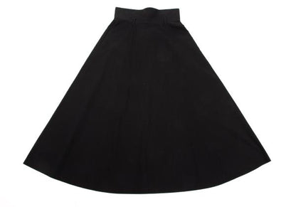JURGEN LEHL High Waist Long Cotton Skirt Dark Navy Size M