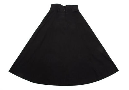 JURGEN LEHL High Waist Long Cotton Skirt Dark Navy Size M