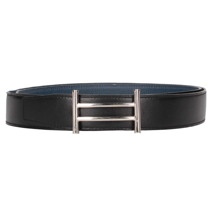 HERMES Y-Stamp H Buckle Reversible Leather Size ONE SIZE