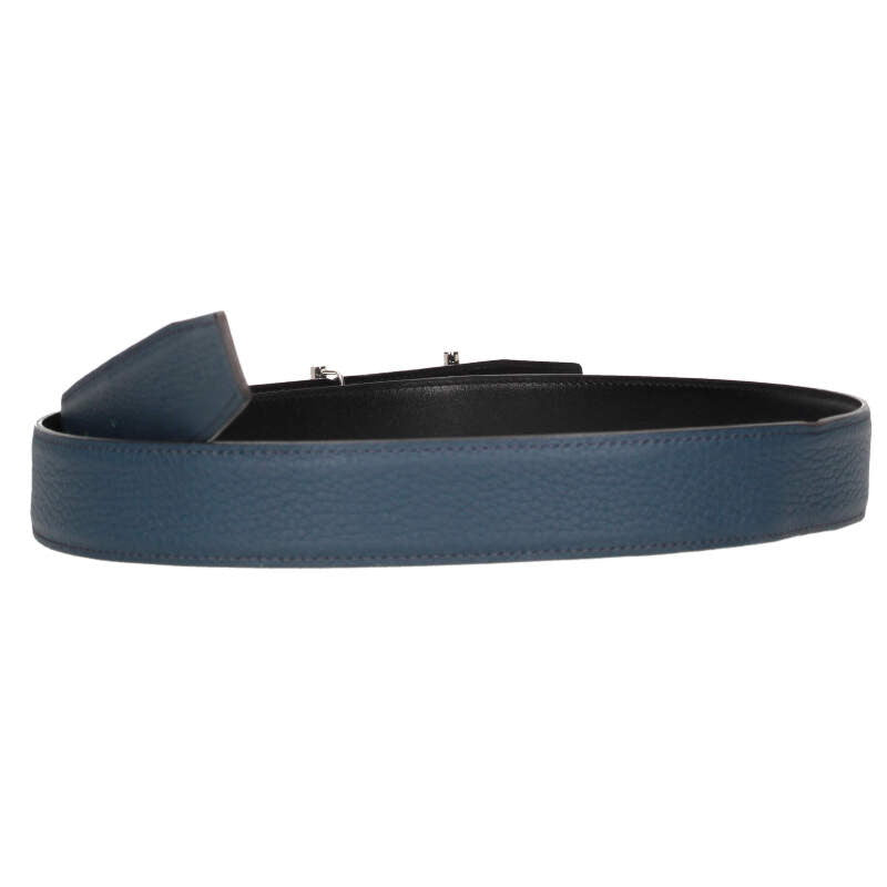 HERMES Y-Stamp H Buckle Reversible Leather Size ONE SIZE