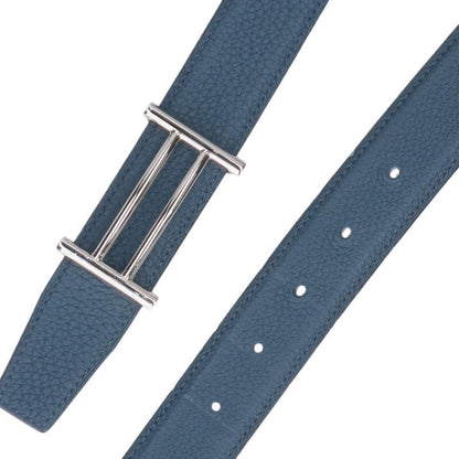 HERMES Y-Stamp H Buckle Reversible Leather Size ONE SIZE