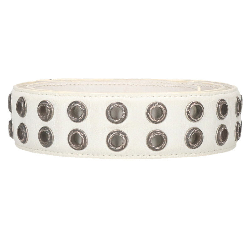 Chrome Hearts Double Grommet Leather Belt Size ONE SIZE