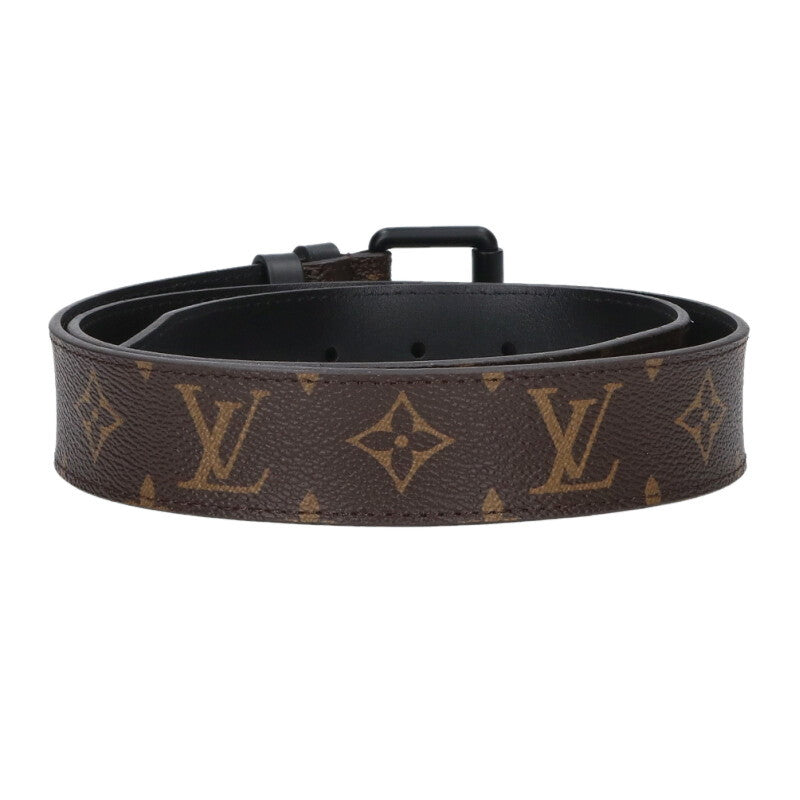 Louis Vuitton Leather Chain Belt Brown Size 95