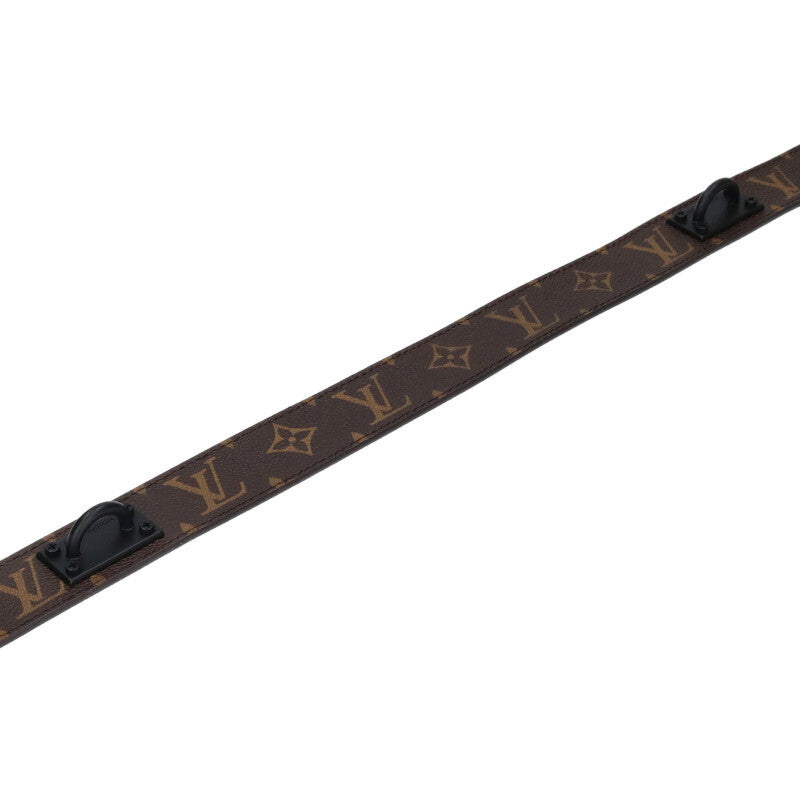 Louis Vuitton Leather Chain Belt Brown Size 95