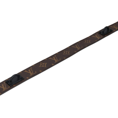 Louis Vuitton Leather Chain Belt Brown Size 95