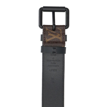 Louis Vuitton Leather Chain Belt Brown Size 95