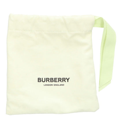 Burberry Leather Belt Black x Silver Size 90