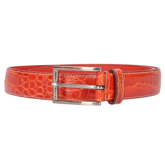 Prada Leather Belt Red Size 80