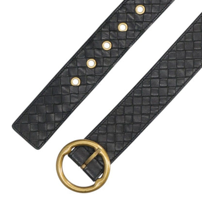BOTTEGA VENETA Intrecciato Leather Belt Size ONE SIZE