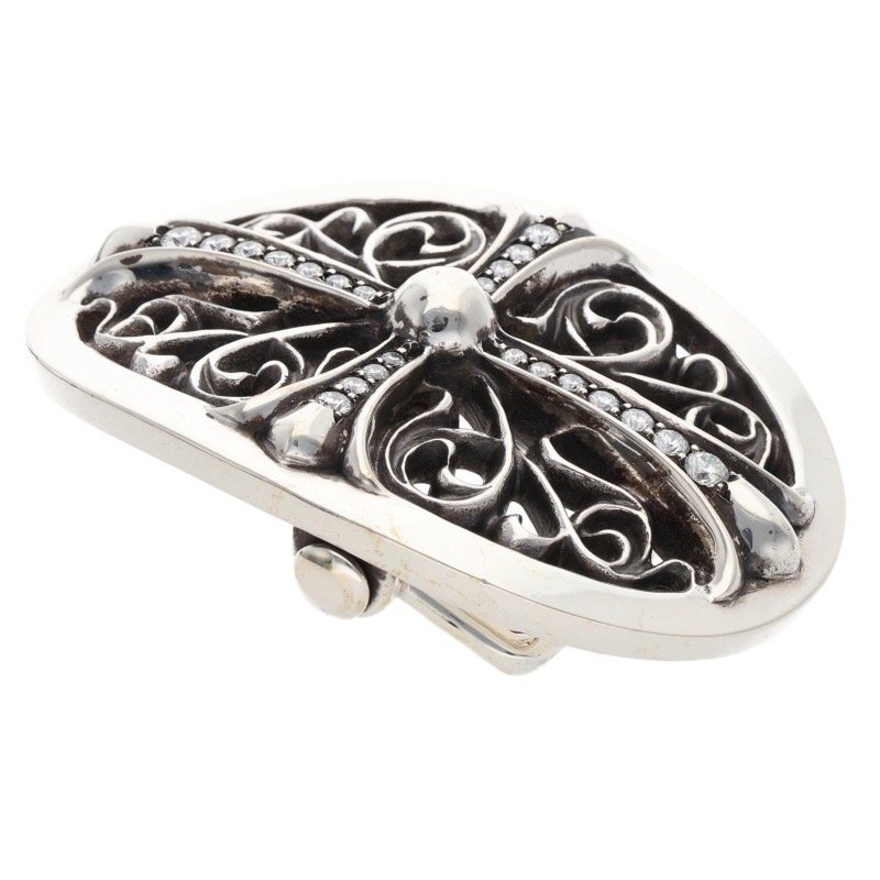 Chrome Hearts 1.5 Classic Oval Diamond Buckle Size ONE SIZE