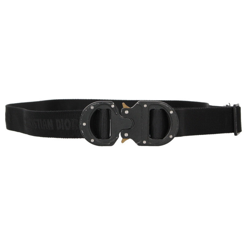 DIOR Rollercoaster Buckle Belt Black Size ONE SIZE