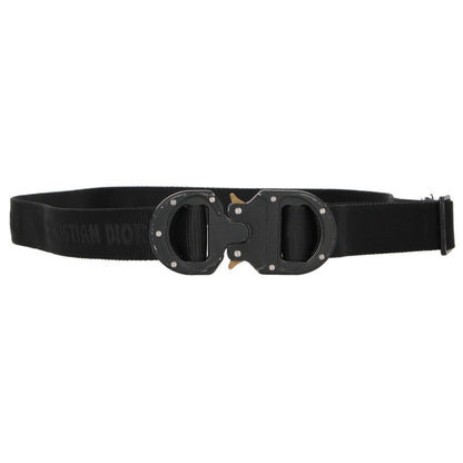 DIOR Rollercoaster Buckle Belt Black Size ONE SIZE