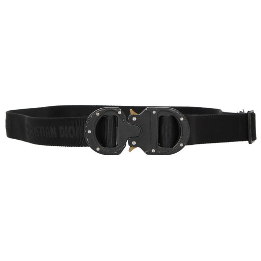 DIOR Rollercoaster Buckle Belt Black Size ONE SIZE