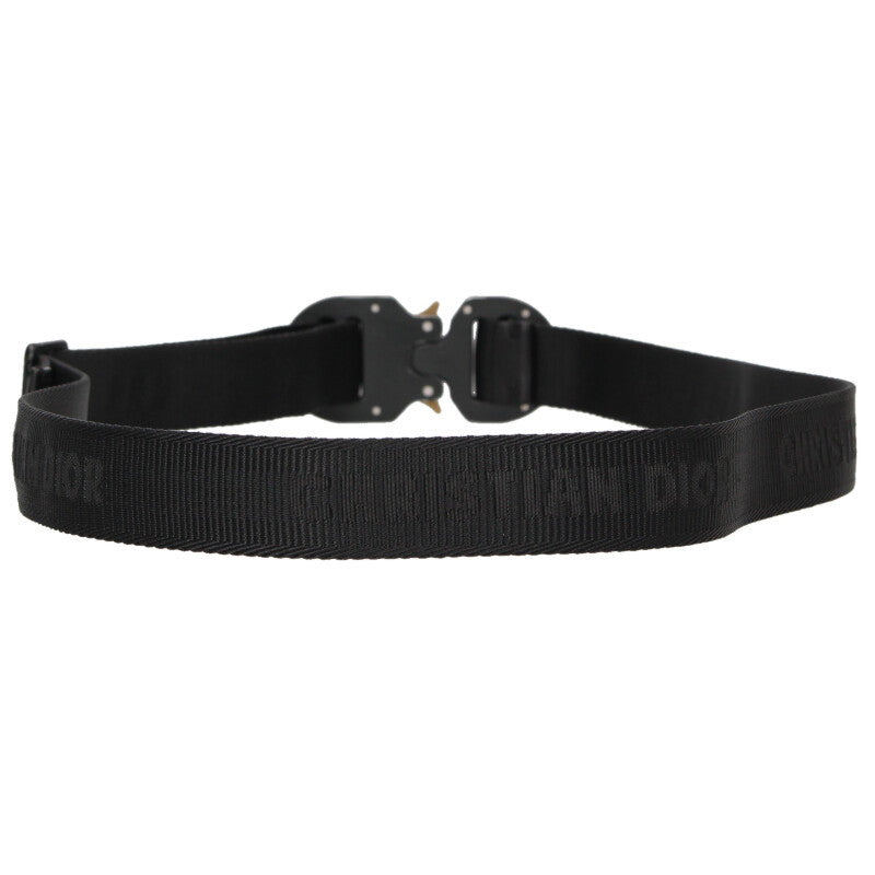 DIOR Rollercoaster Buckle Belt Black Size ONE SIZE